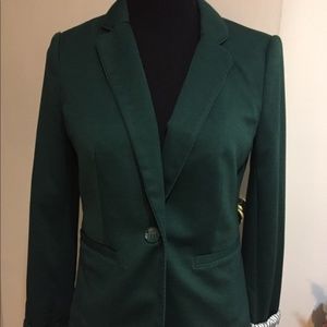 Green blazer jacket
